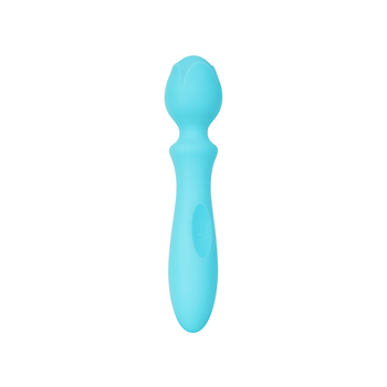 Pocket wand - Mini wandvibrator (Blauw)